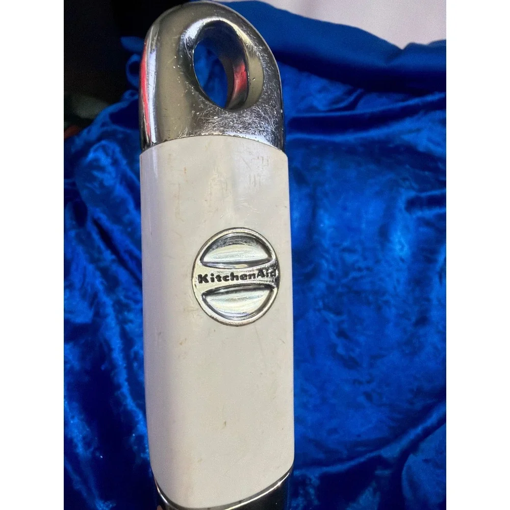 KitchenAid Ice Cream Scoop White Ergonomic Handle Zinc Alloy‎ Head 8.5 Inch Cute